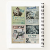 スパイラルノートブックソーシャルメディア ノートブック (裏面)