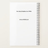 スパイラルノートブックハロービューティフルレディ3 ノートブック (裏面)