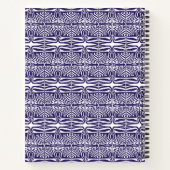 スパイラルノートブックパープルオーナメント ノートブック (裏面)