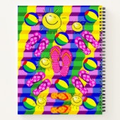 スパイラルノートブックビーチビーチサンダルSun ノートブック (裏面)