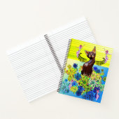 スパイラルノートブックフェアリー子猫フローラ ノートブック (内部)