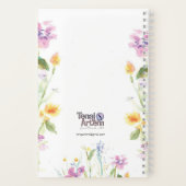 スパイラルノートブックフラワーズ/フローラデザイン春 ノートブック (裏面)