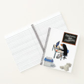 スパイラルノートブックペンギン締め切り ノートブック (内部)