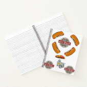 スパイラルノートブックホットドッグ ノートブック (内部)