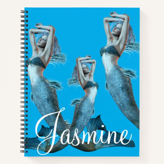 スパイラルノートブックマーメイド ノートブック (正面)