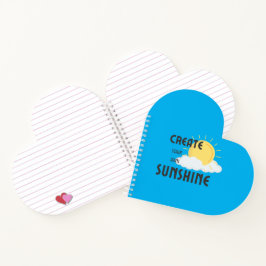 スパイラルノートブックユーザーの太陽の光を作成 ノートブック