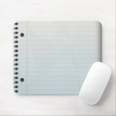 スパイラルノートブックライニング紙 マウスパッド (マウス)