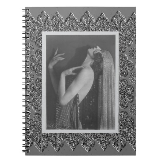 スパイラルノートブックヴィンテージダンサー ノートブック (正面)