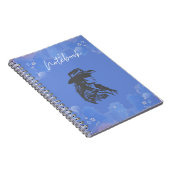 スパイラルノートブック女性のカーボーイデザイン ノートブック (右側)