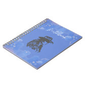 スパイラルノートブック女性のカーボーイデザイン ノートブック (左側)