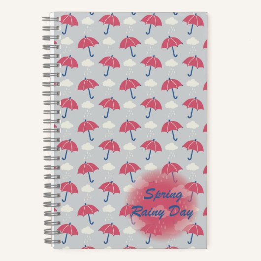 スパイラルノートブック雨天日 ノートブック (正面)