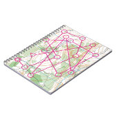 スパイラルノートブック – オリエンテーティングコース ノートブック (左側)