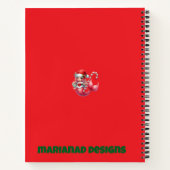 スパイラルノートブック - クリスマス・マーメイド・ジャーナル ノートブック (裏面)