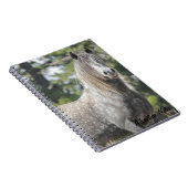 スパイラルノートブック(グレー幽霊付) ノートブック (右側)