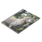 スパイラルノートブック(グレー幽霊付) ノートブック (左側)