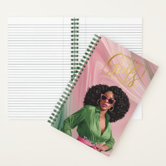 スパイラルノートブック/ジャーナルピンクと緑の抽象芸術 ノートブック