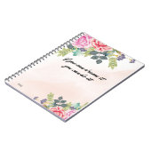 スパイラルノートブック ノートブック (左側)