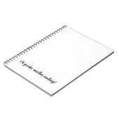 スパイラルノートブック ノートブック (左側)