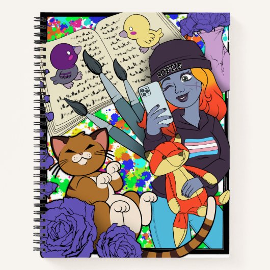 スパイラルノートブック ノートブック (正面)