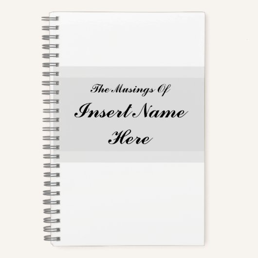 スパイラルノートブック ノートブック (正面)