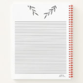 スパイラルノートブック ノートブック (裏面)