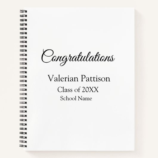 スパイラルノートブック ノートブック (正面)