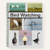 スパイラルノートブック – バードウォッチング ノートブック (正面)