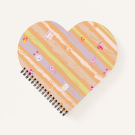 スパイラルノートブック – ベビージョイ & クリーチャーズ パステルアニメ ノートブック