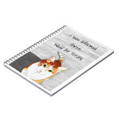 スパイラルノートブック：ホッブズのトリーツ ノートブック (左側)