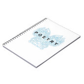 スパイラルノートブック-詩のジャーナル ノートブック (左側)