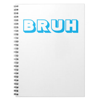 スパイラルノートブック "BRUH"  ノートブック