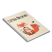 スパイラルノートブック – Little Brave ノートブック (右側)