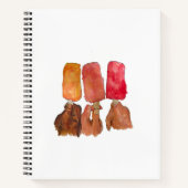 スパイラルノートブック「Popsicles」 ノートブック (正面)