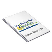 スパイラルノートブック – SPAAロゴ(文字付) ノートブック (右側)