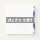 スパイラルノートブック studio miiri ノートブック (裏面)