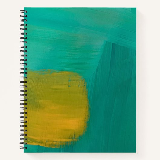 スパイラルノートブックin Misty Sunデザイン ノートブック (正面)