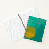 スパイラルノートブックin Misty Sunデザイン ノートブック (内部)