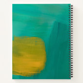 スパイラルノートブックin Misty Sunデザイン ノートブック (裏面)