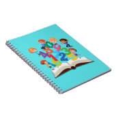 スパイラルノートブックpreschool 80行きページ ノートブック (右側)