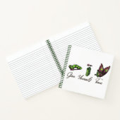 スパイラルノート与え – 自分の時間 ノートブック (内部)