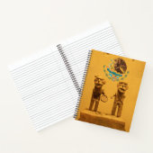 スパイラルノート古代メキシコ ノートブック (内部)