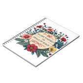 スパイラルノート宇宙の優雅さ ノートブック (左側)