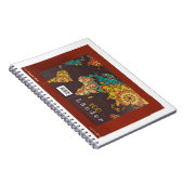 スパイラルノート帳ユニークデザイン ノートブック (右側)