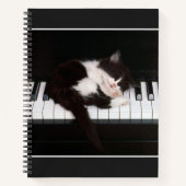 スパイラルノート – キッテン手帳 ノートブック (正面)