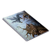 スパイラルノート - モニカ・マジェツによる表紙 ノートブック (右側)