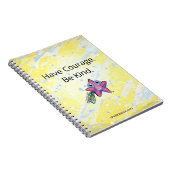 スパイラルノート – 勇気を持って。優しくしなさい。 ノートブック (右側)