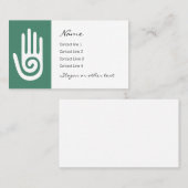 スパイラルハンドヒーリングシンボル 名刺 (正面/裏面)