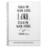 スパイラルバイブル祈りの言葉雑誌 ノートブック (正面)