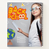 スパイラルバウンドのノートパソコンで整理 ノートブック (裏面)