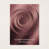 スパイラルバラ金ゴールドグラデーションイヤリングホルダー表示カード (裏面)